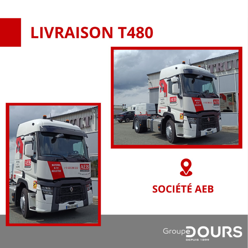 Livraison du T480 à la société AEB