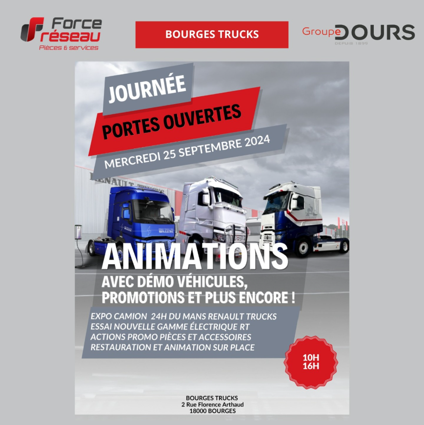 Retour sur la Journée Portes Ouvertes à Bourges Trucks